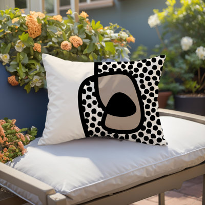 Coussin lombaire réversible intérieur / extérieur Jai Abstract