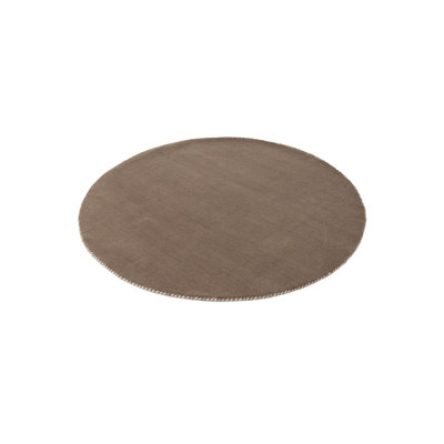 Solid Colour Wool Hand Woven Area Rug