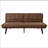 Space-saving Linen Sofa Bed With Modern Adjustable Backrest