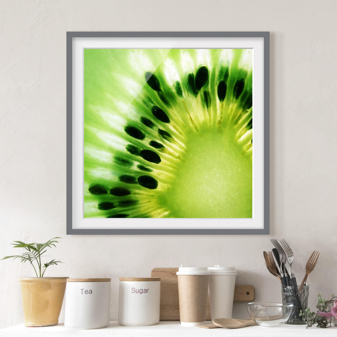 Gerahmtes Poster Sparkling Kiwi