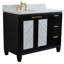 Ensemble de meuble-lavabo simple 43 po avec miroir Schreck-375674445