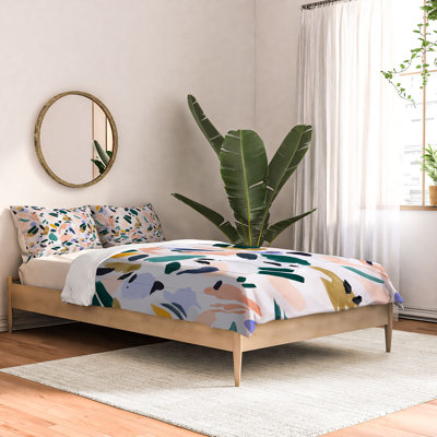 Marta Barragan Cotton Channel Abstract Comforter