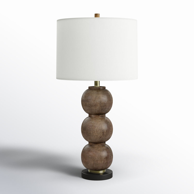Lampe de table Kee, Brun