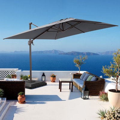 11' X 9' Outdoor Cantilever Umbrella Counter Weights Included