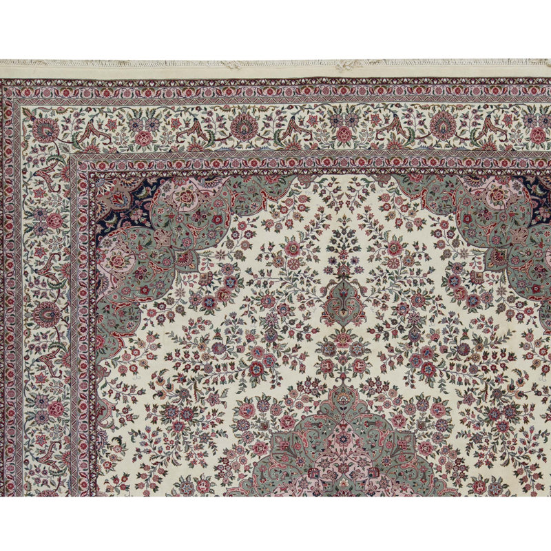 Jahan One-of-a-Kind Rectangle 12' X 15' Hand Knotted Area Rug