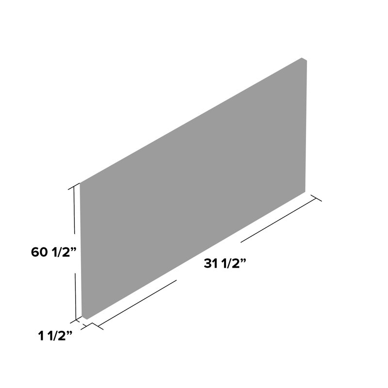 Miroir pleine grandeur Wylie, H 60,5 po x l 31,5 po