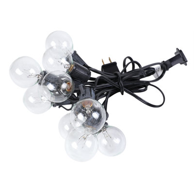 Outdoor 10 - Bulb 1.6'' Plug-in Globe String Light