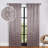  Modern Bohemian Leaves Pattern 100% Polyester Machine Washable Room Darkening Blackout Curtains-104901348-104901351
