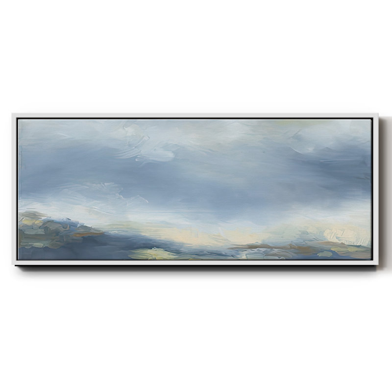 Ciel babeurre - toile encadrée, H 20 po x l 50 po
