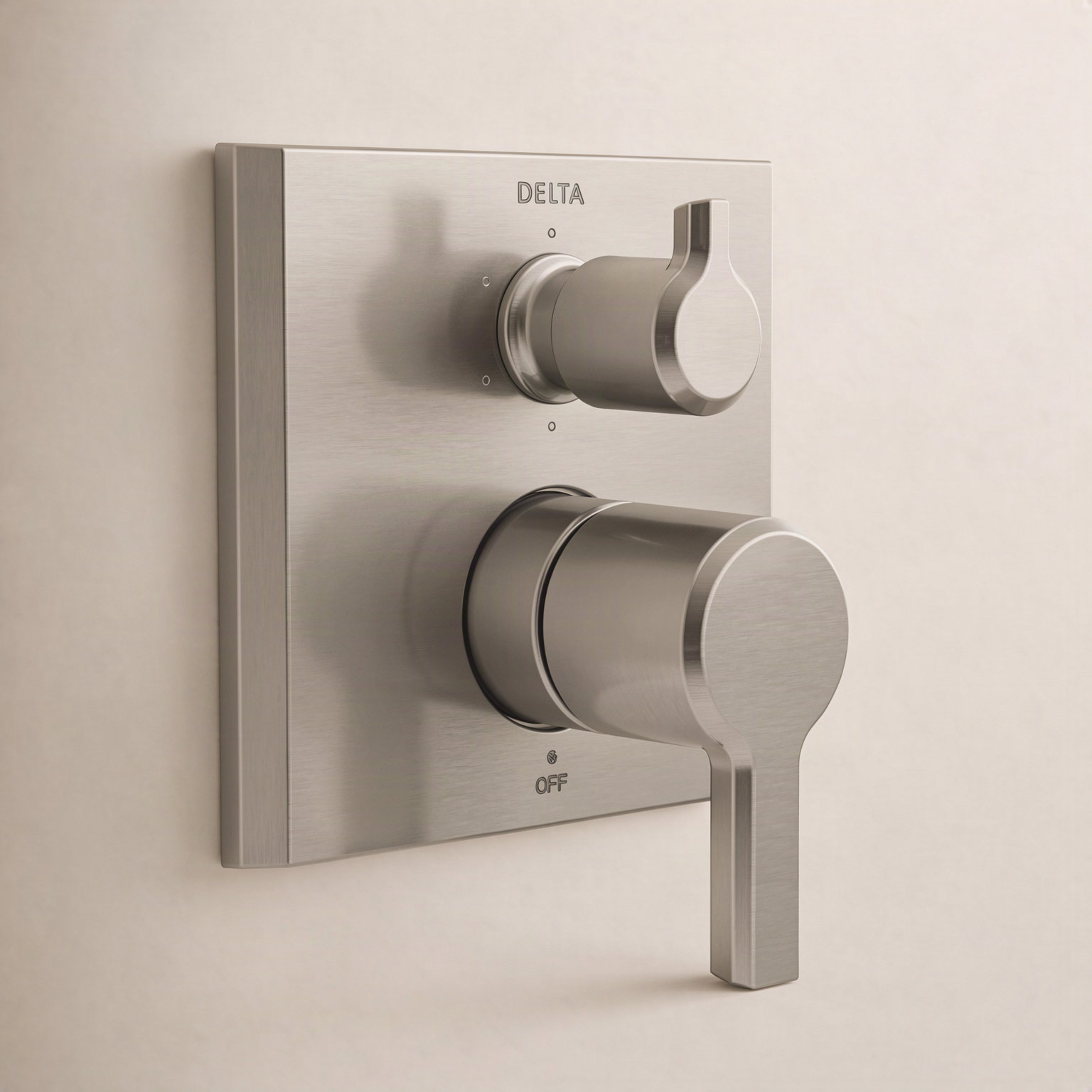 Pivotal Faucet Trim, Lumicoat Stainless