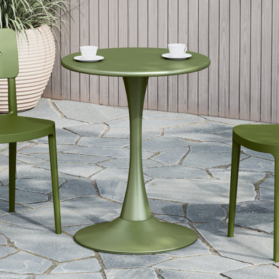 Table de salle à manger d'extérieur en acier