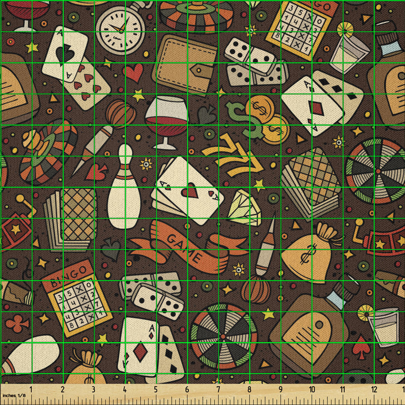 Darrence Casino and Gambling Multi-Purpose Fabric