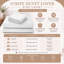 Florane Microfibre 250 TC Reversible Modern & Contemporary Stripe Duvet Cover Set with Pillow-1810080838-1810080863