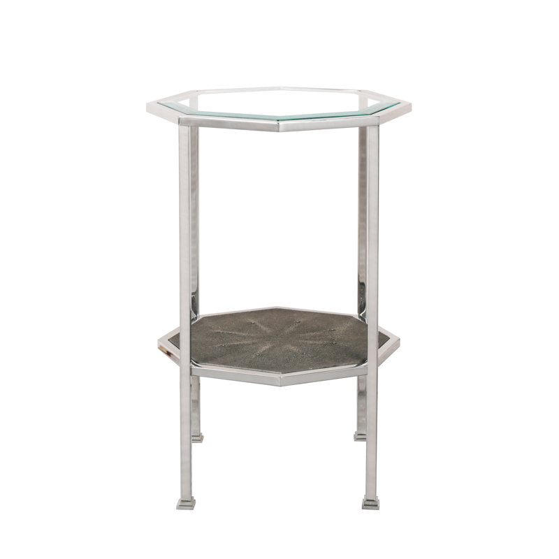 Andrew Martin Glass End Table