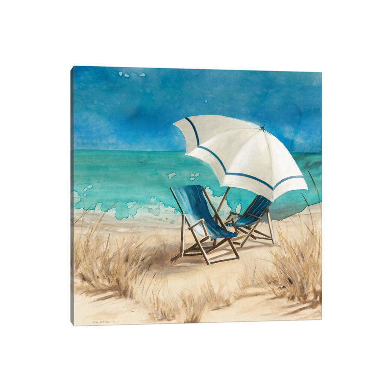" Delray Beach II " by Carol Robinson, 26" H x 26" W x 1.5" D, No Matte, Wrapped Canvas