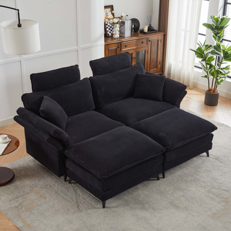 Deep Seat Sectional Sofa