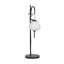 Lampe de table intégrée à DEL certifiée ETL de 20 po de hauteur avec abat-jour en verre Teardrop Lecce