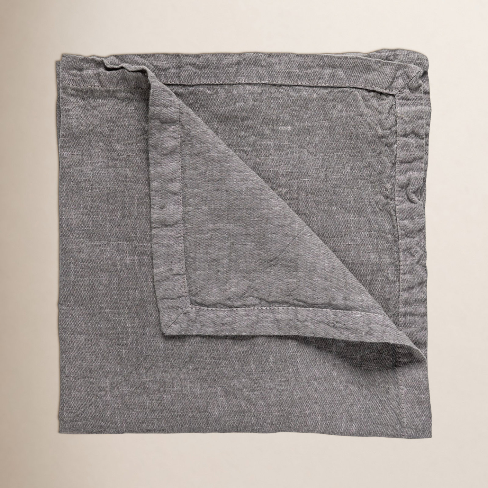 Maria Linen Napkin, Dusk Gray