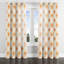 Rideaux Starburst - rideau à œillets orange Bahman - 1 panneau-978362388-978362389