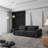Kitson 89'' Recessed Arms Modular Sofa-662625236