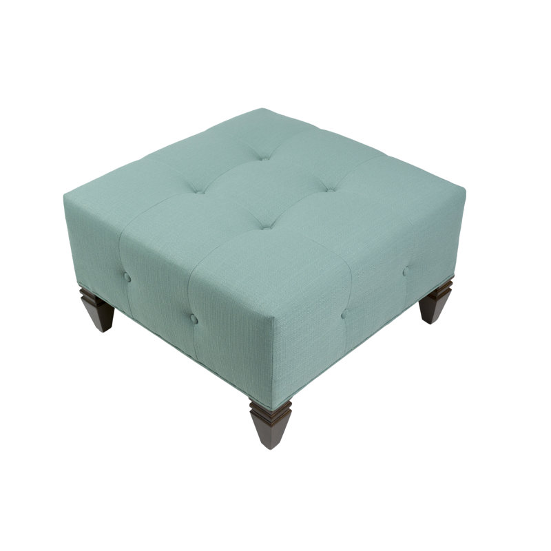 Hobson Upholstered Ottoman, Lagoon