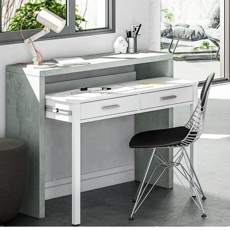 Nevine Solid Wood Computer Desk