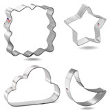 CookieCutter.com 4 -Piece Non-Stick Cookie Cutter