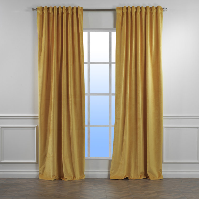 Matte Velvet Extra Wide x Extra Long Custom Made Decorative Double Panel