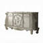 Ensemble de chambre à coucher rembourrée 6 pièces avec lit à panneaux, commode, miroir, commode et 2 tables de chevet Versailles-133457891