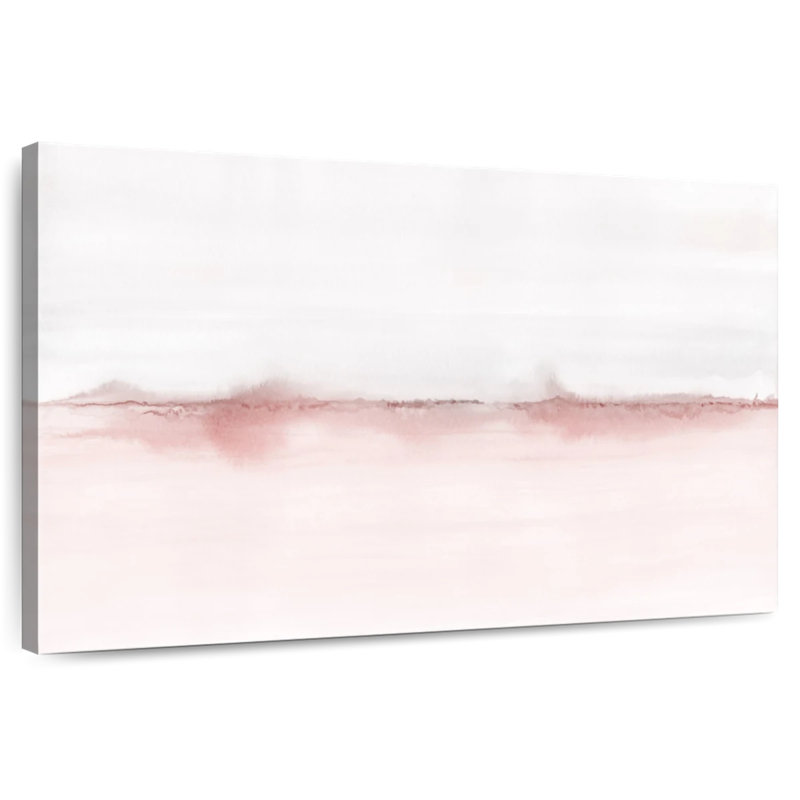 Avery aquarelle paysage VI rosé gris III, H 16 po x l 24 po