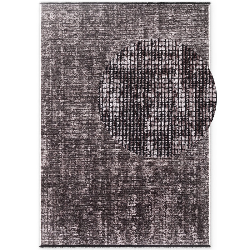 Geometric Cotton Area Rug, Rectangle 80 x 150 cm