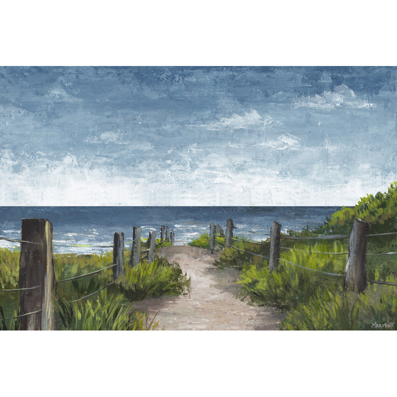 Ocean Lover 1 Piece Wrapped Canvas Painting, 20cm H x 30cm W x 3.81cm D