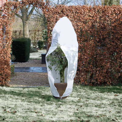 Nature Winter Fleece Cover with Zip 70 g/sqm White