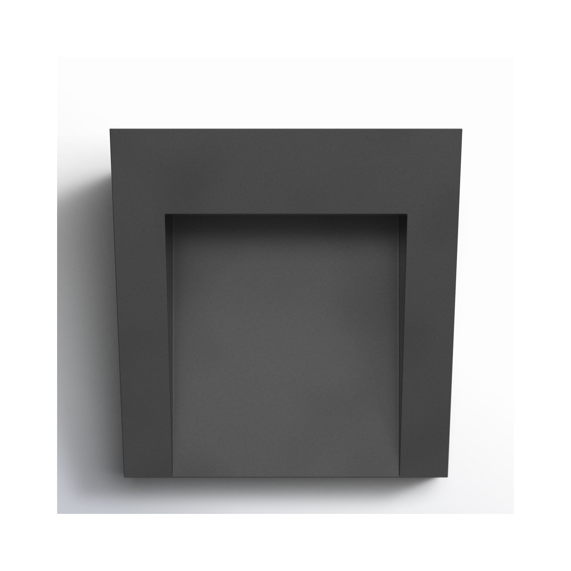 Verlina Outdoor LED Wall Light, Textured Black