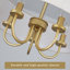 Gula 5 - Light Dimmable Drum Chandelier-1247871087-1238090078