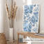 Motif floral de fleurs bleues III-1403690307