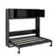 Grand lit escamotable avec armoires de rangement-1900134688