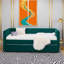 Lit de jour en velours Emerald-1204937275