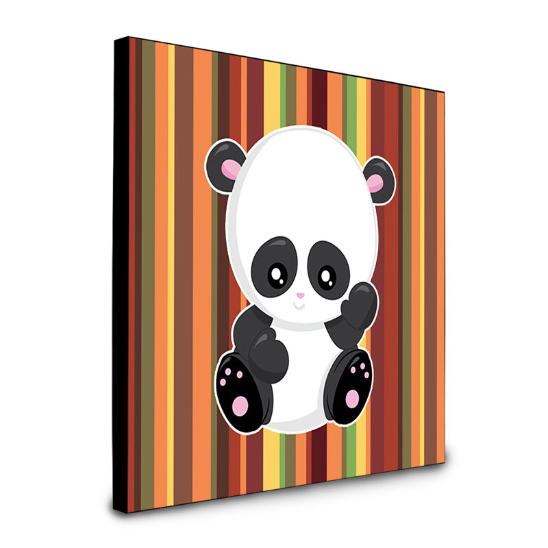 Panneau mural d’art panda Monstair