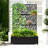 Metal Raised Garden Bed with Trellis, Garden Box for Vegetables and Flowers, Trellis Planter Box for Climbing Plants and Vines, Galvanized Raised Garden Bed-860251993-860498637