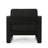 Bay Mp1 Aluminium Outdoor Chair In Dark Gray, Club With , 31.61 In. Depth, 27.81 Width, 24.57 Height Gray Sitting Chair, Type,