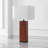 Elsee Burl Wood Table Lamp