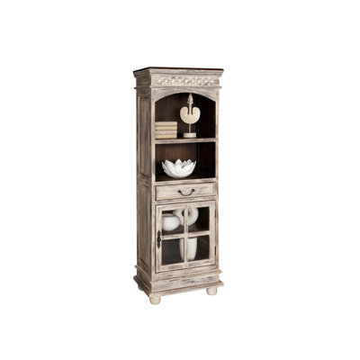 Castle 180cm H x 60cm W Solid Wood Standard Bookcase
