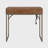Linden Modular Solid Wood Desk with Built-In Power, Walnut-121781318