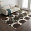 Tapis Mid-Century en laine touffeté à la main brun, vert, bleu et crème Samual Authentic-121834111-24323868