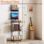 Manufactured Wood,Metal 148cm H Media Shelves