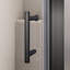 Porte de douche pivotante sans cadre avec verre trempé transparent de 24,5 à 26 po x H 72 po-107283978