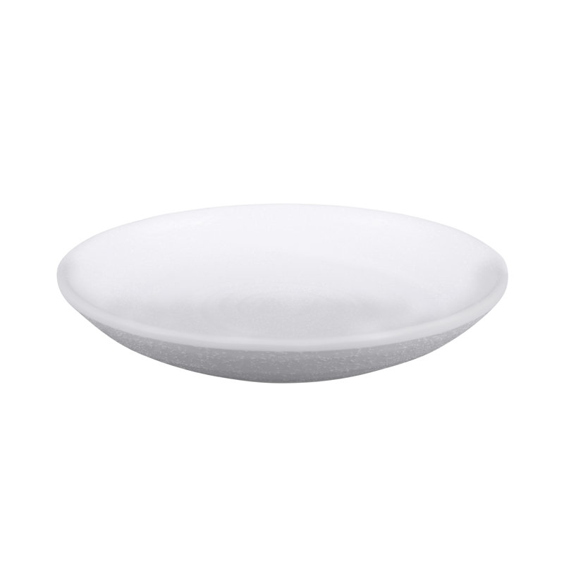 Plaque à pain en mélamine 5" zen, Blanc