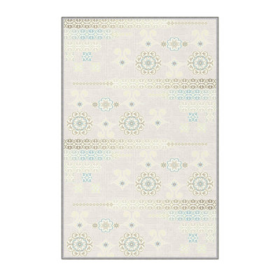 Luxurious 3D Printed Area Carpet, 5.9 x 9.2 Feet | 1% Polyester, .3 in Pile Height, 65 g/m² | Antibacterial & Non-Slip Underside, Machine Washable for Easy Care | Perfect for Living Room, Bedroom, or Office Décor