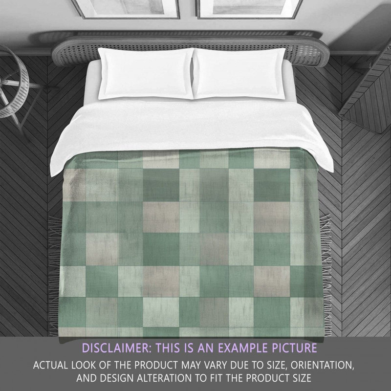 Checkered Comforter, King Comforter